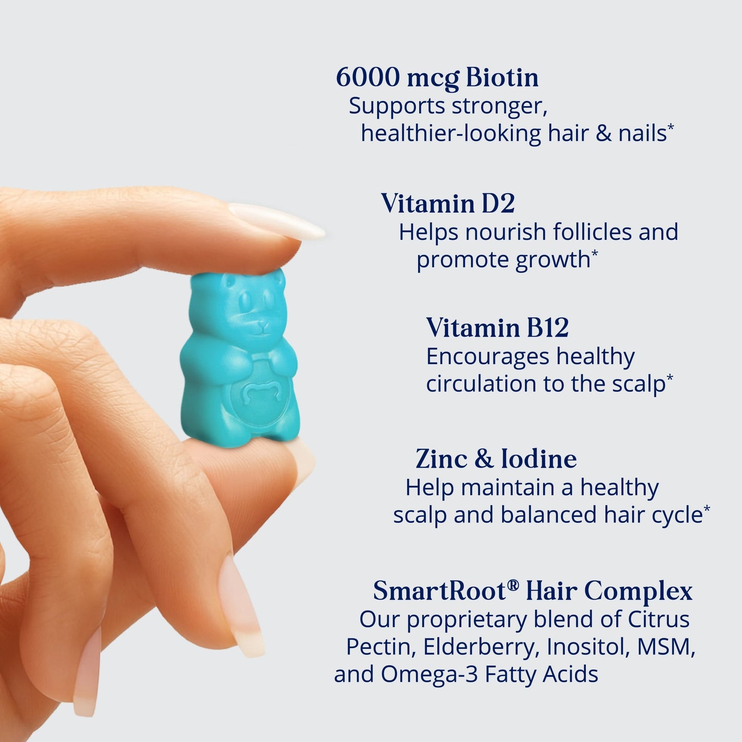 SugarbearPRO® Hair Vegan Vitamin Gummies
